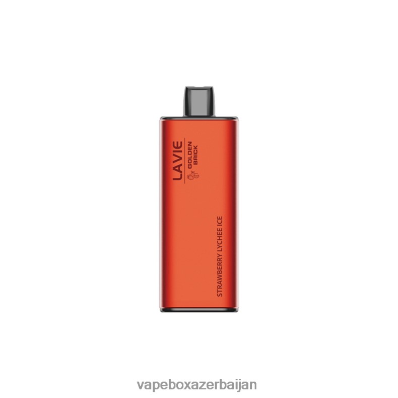 Vape Box Azerbaijan - LAVIE GOLDEN BRICK 10000 Puffs Strawberry Lychee Ice RD0L0B67