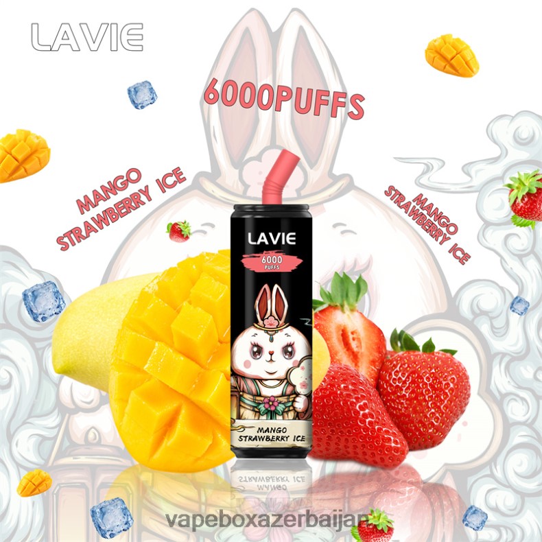 Vape Smoke - LAVIE Coke BAR 6000 Puffs Mango Strawberry Ice RD0L0B273