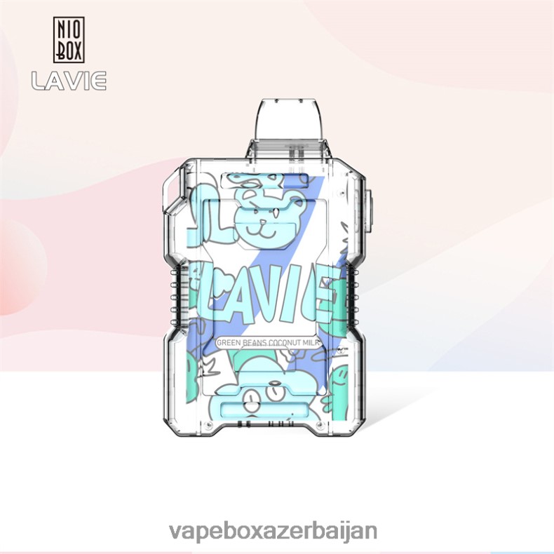 Vape Smoke - LAVIE NIO BOX 9000 Puffs Green Beans Coconut Milk RD0L0B188