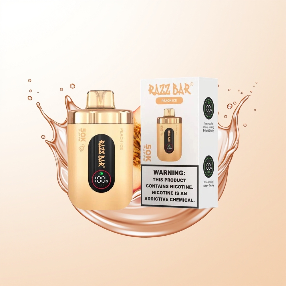 Razz Bar 50K Peach Ice Mesh Coil