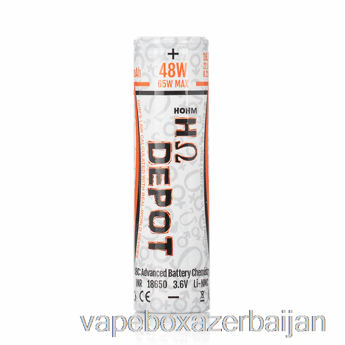 E-Juice Vape Hohm DEPOT 18650 3005mAh 16.8A Battery Single Battery