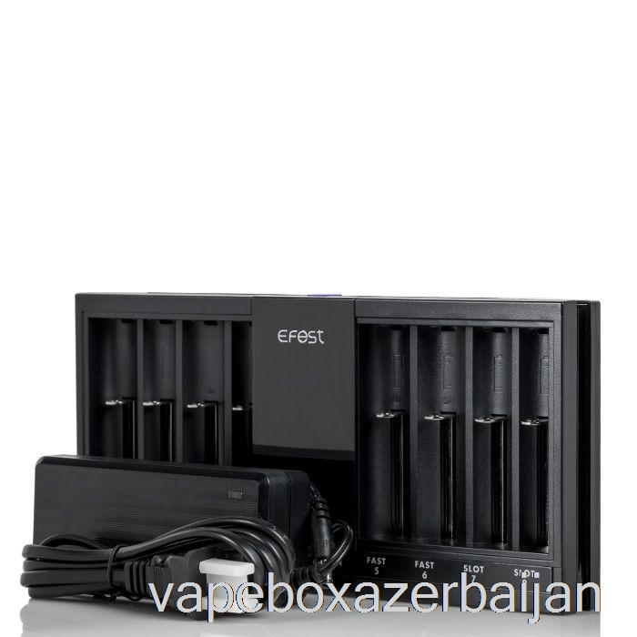 Vape Box Azerbaijan EFEST LUC V8 Double LCD Screen Fast Battery Charger
