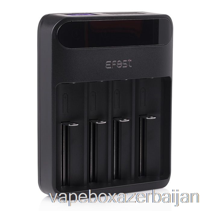 Vape Box Azerbaijan Efest LUSH Q4 4-Bay Intelligent LED Battery Charger