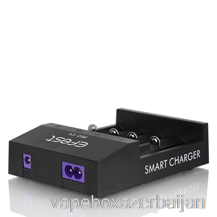 E-Juice Vape Efest PRO C4 4-Bay Smart Battery Charger