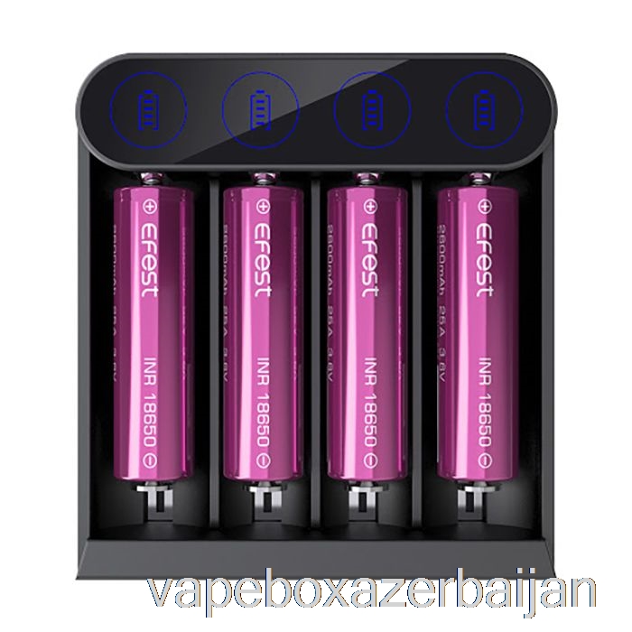 Vape Smoke Efest SLIM K4 USB-C Battery Charger